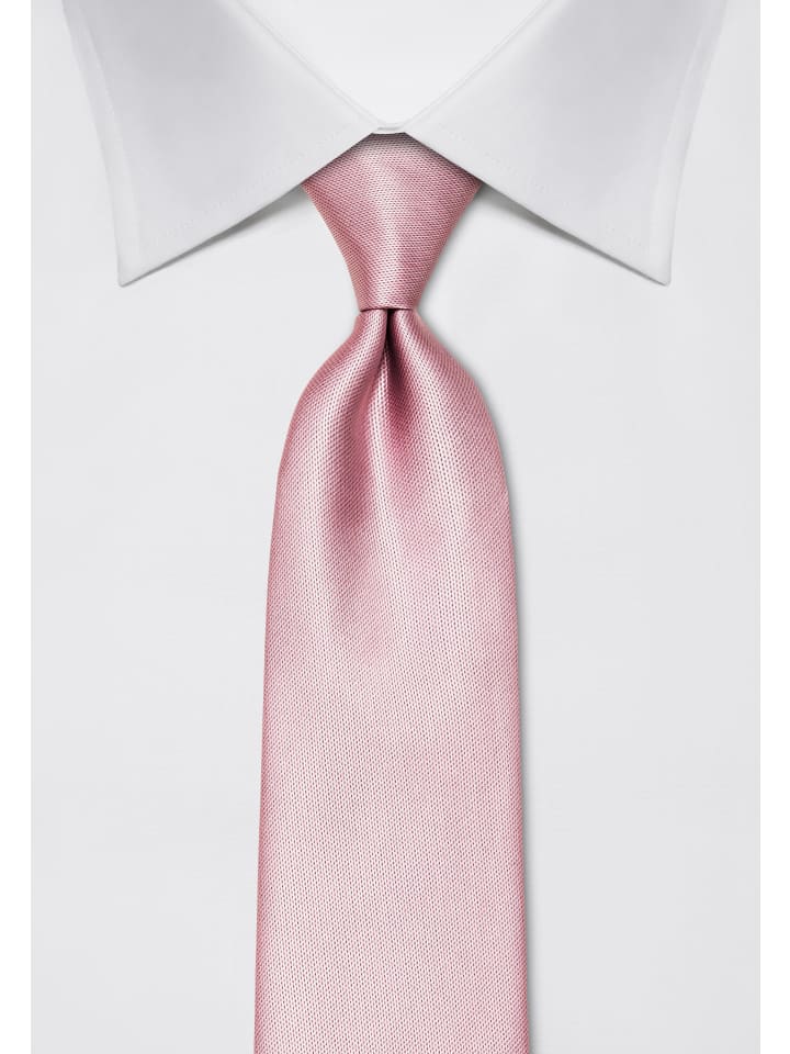 Vincenzo Boretti Krawatte in rosa günstig kaufen onesize