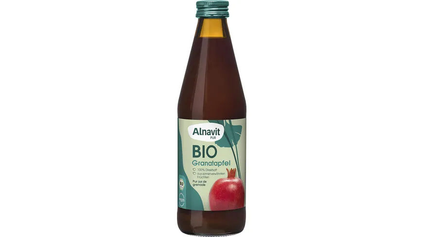 Alnavit Bio Granatapfel Direktsaft glutenfrei 330 ml
