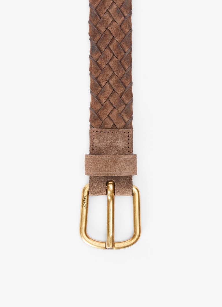 LOEWE Chunky belt of calf suede