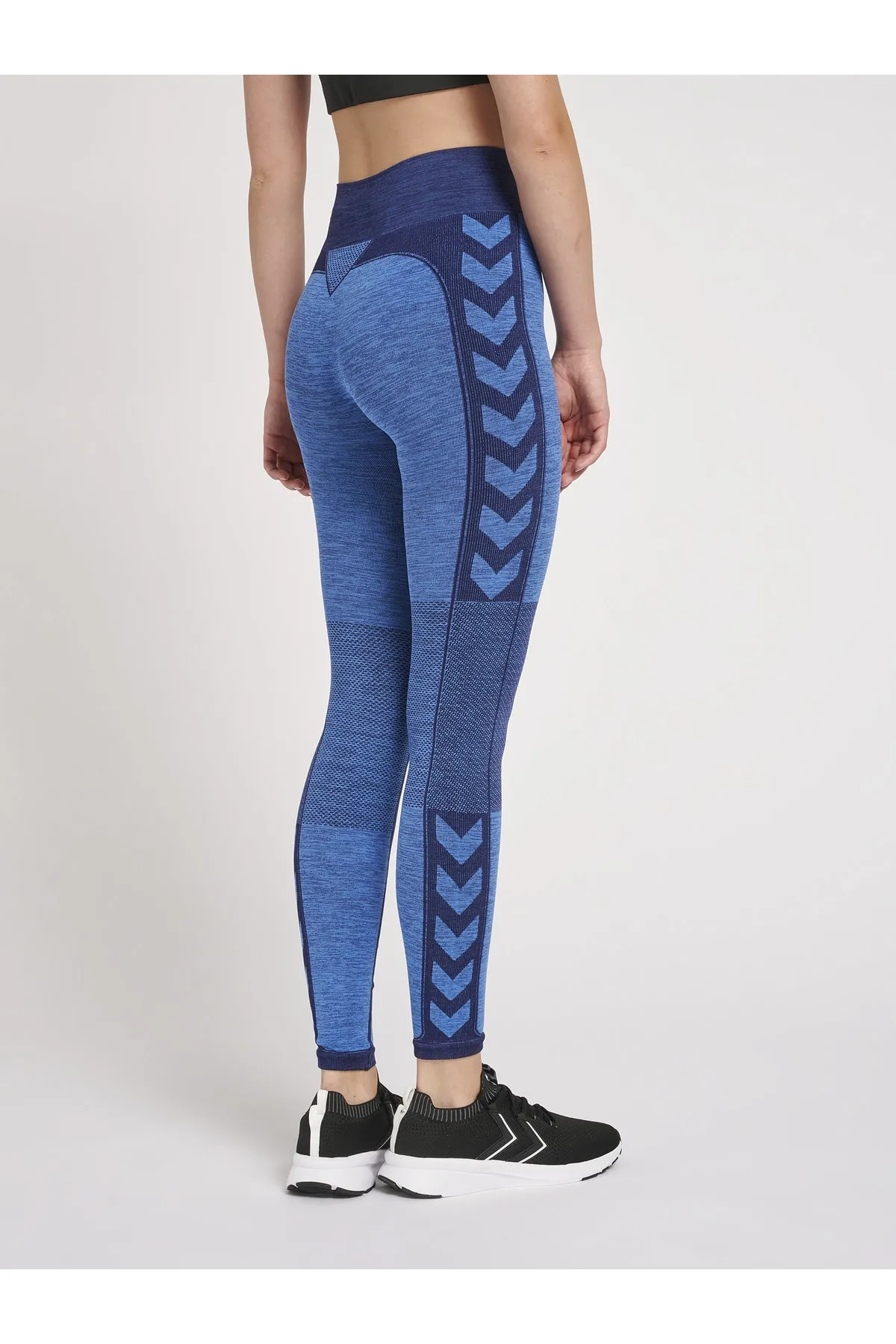 hummel  Sport-Leggings - Blau - Mittlerer Bund