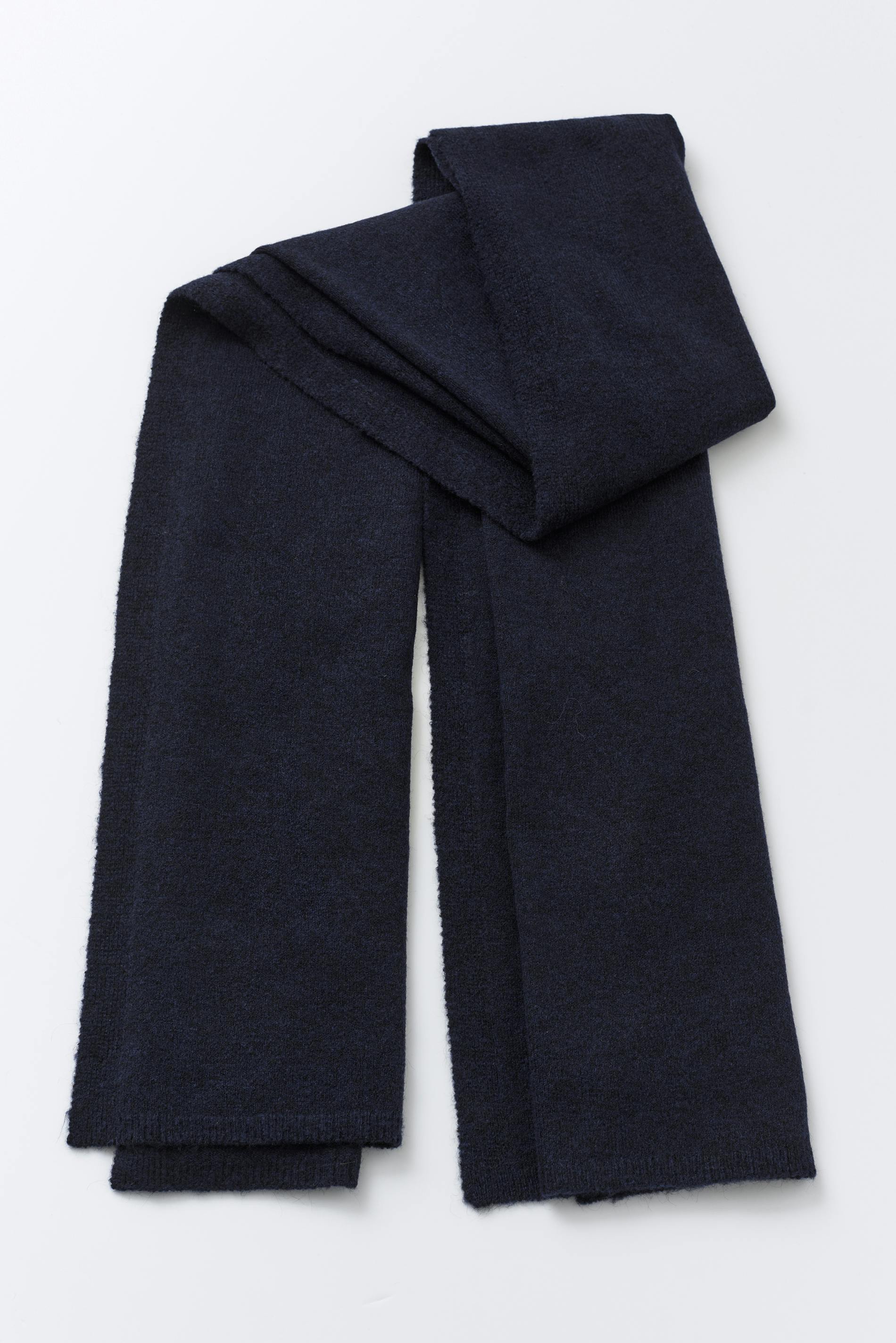 Soft knitted scarf