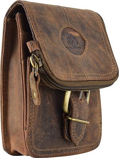 Greenburry Vintage Gürteltasche Leder 14,5 cm