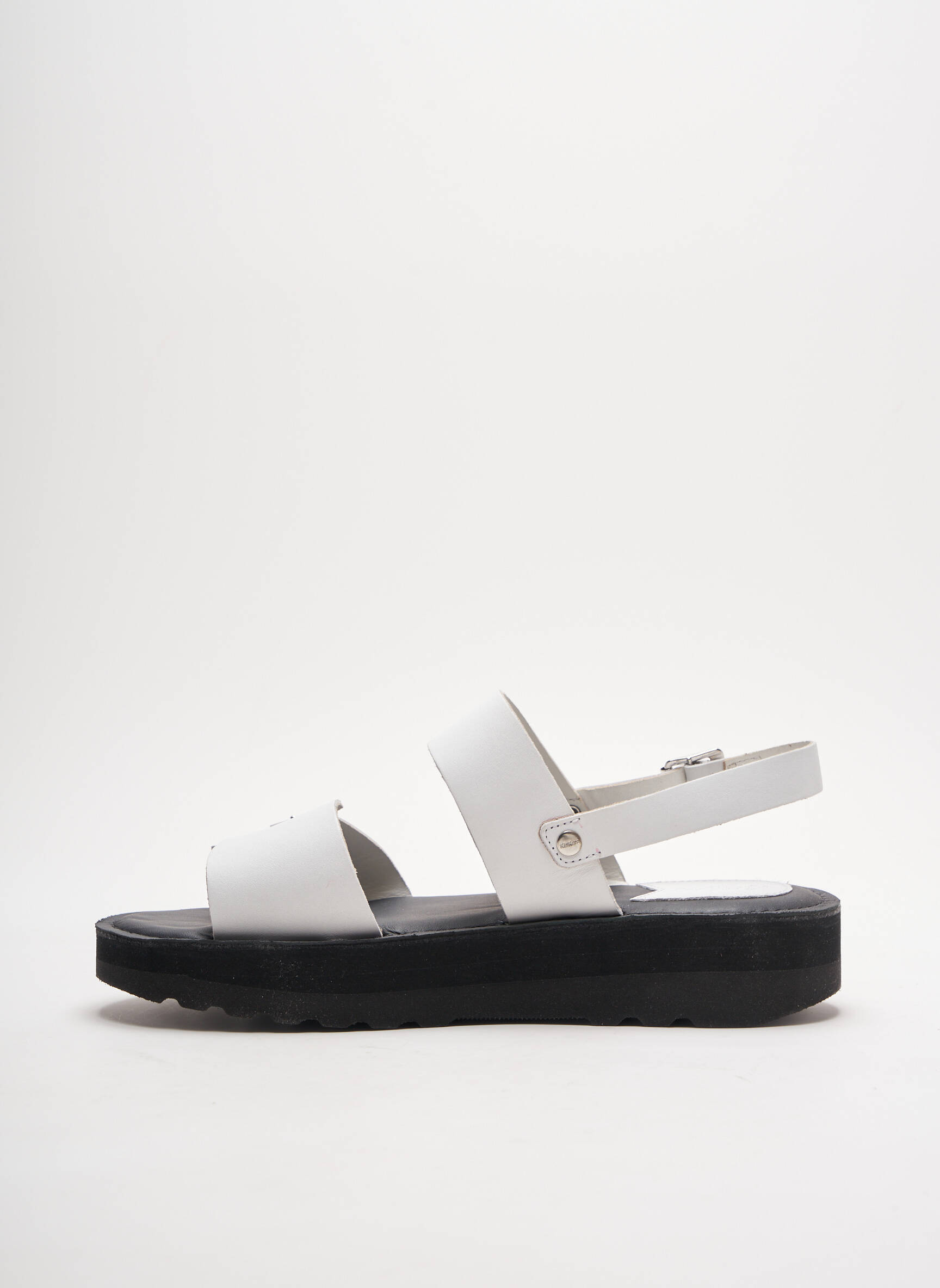 Kickers Sandales Nu Pieds Femme couleur blanc