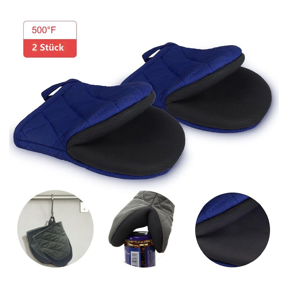 Tian Dee Topfhandschuhe Mini-Ofenhandschuhe, hitzebeständig,mit Schlaufe zum Aufhängen