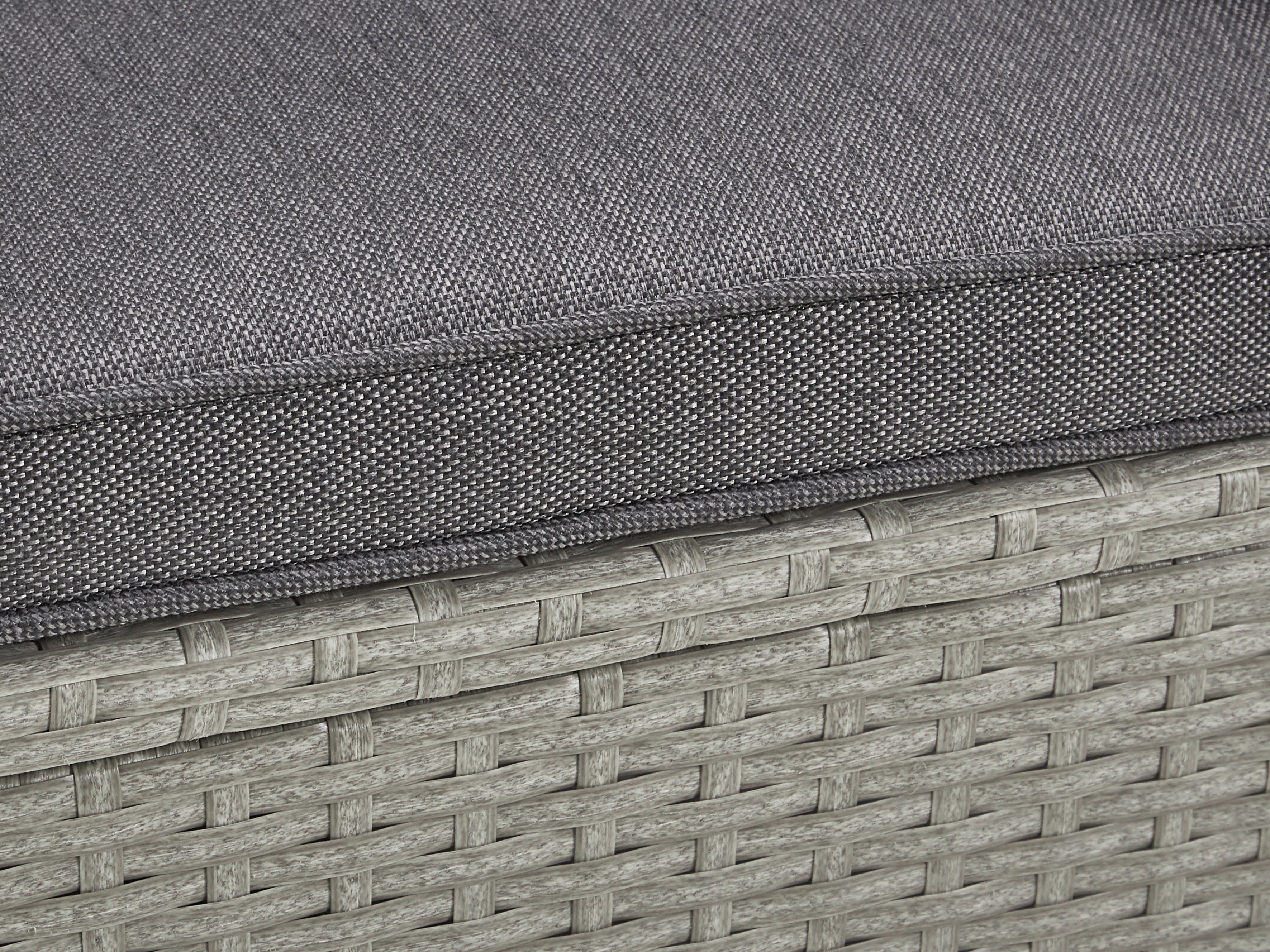 KONIFERA Balkonset Mailand, (7-tlg), 2 Sessel, Tisch Ø 50 cm, Polyrattan