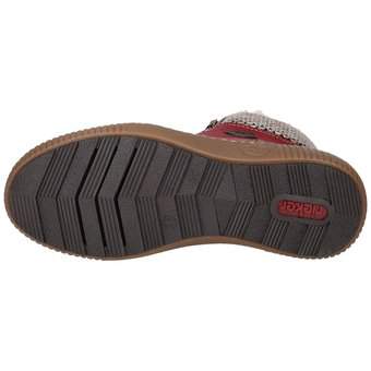 Rieker Schnür Boots in rot
