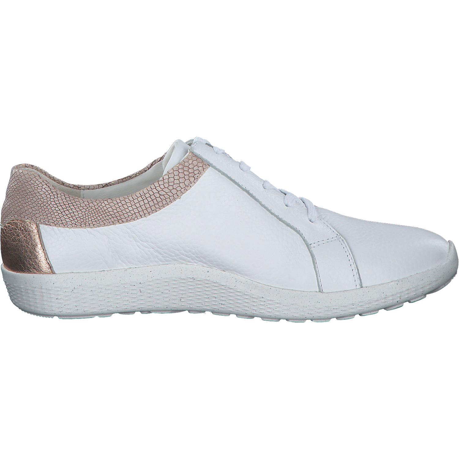 Waldläufer Ira 634002, Schnürschuhe, Damen, WEISS SKIN ROSÈGOLD