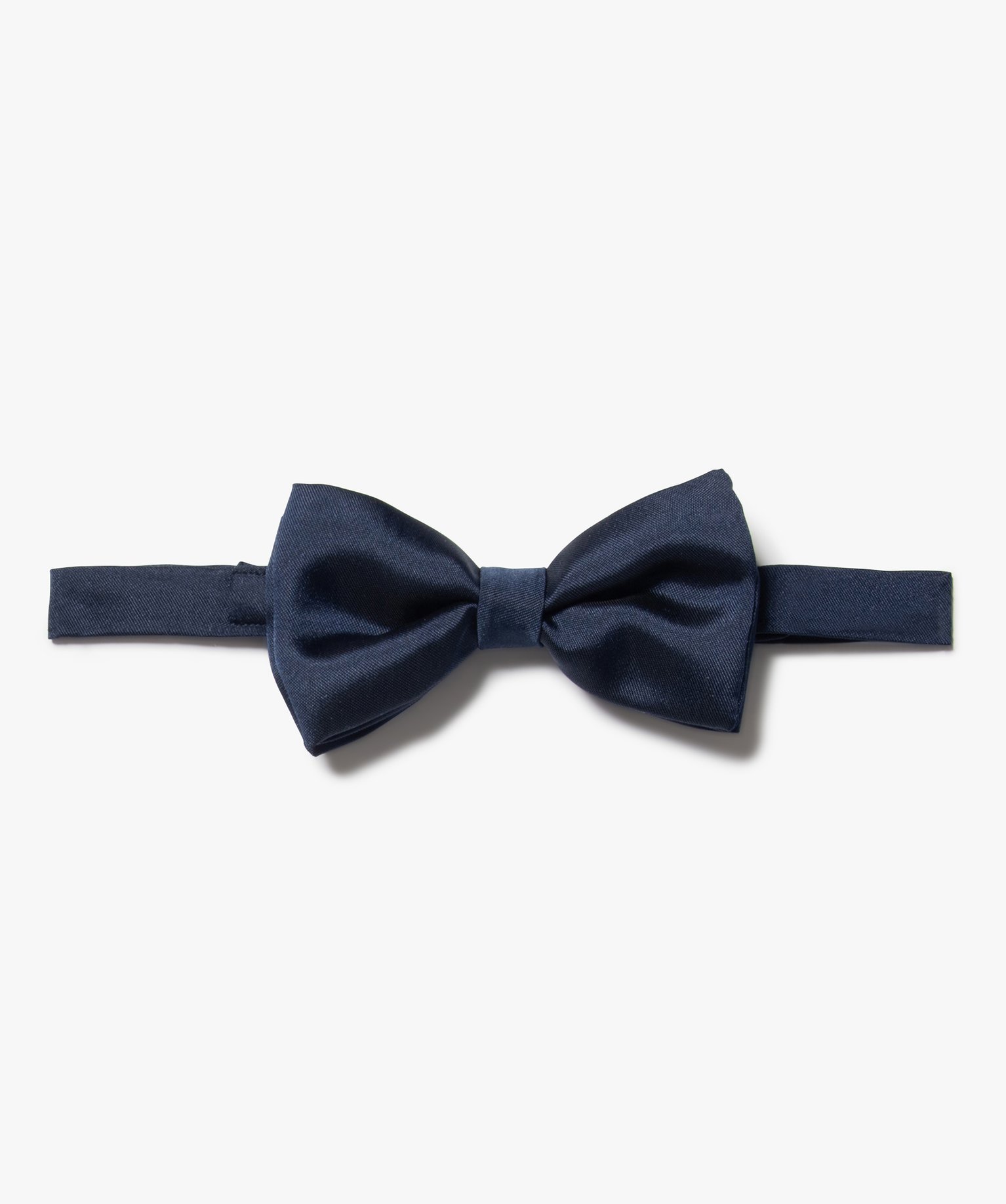 n?ud papillon homme en satin uni marine | GEMO
