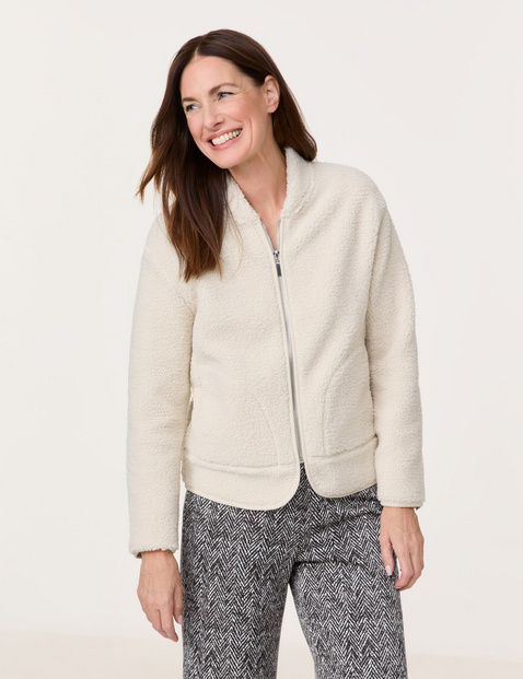 Jacke in Teddyfleece