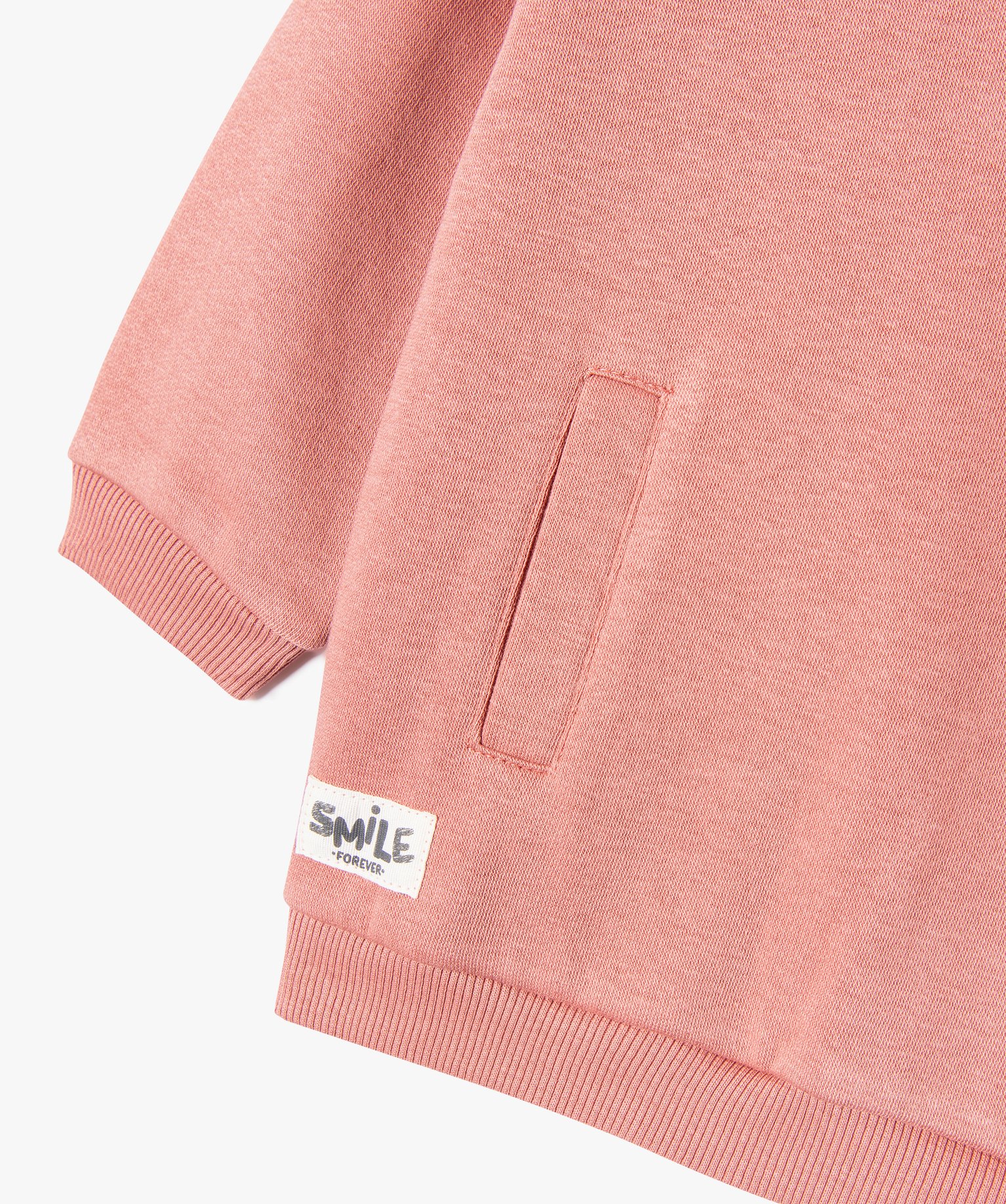 Sweat à capuche en molleton doux bébé Garçon rose | GEMO