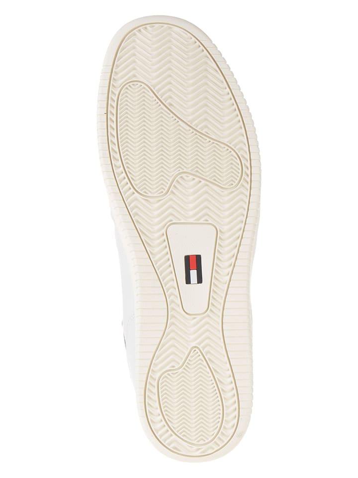 Tommy Hilfiger Shoes Leder-Sneakers in Creme günstig kaufen 46