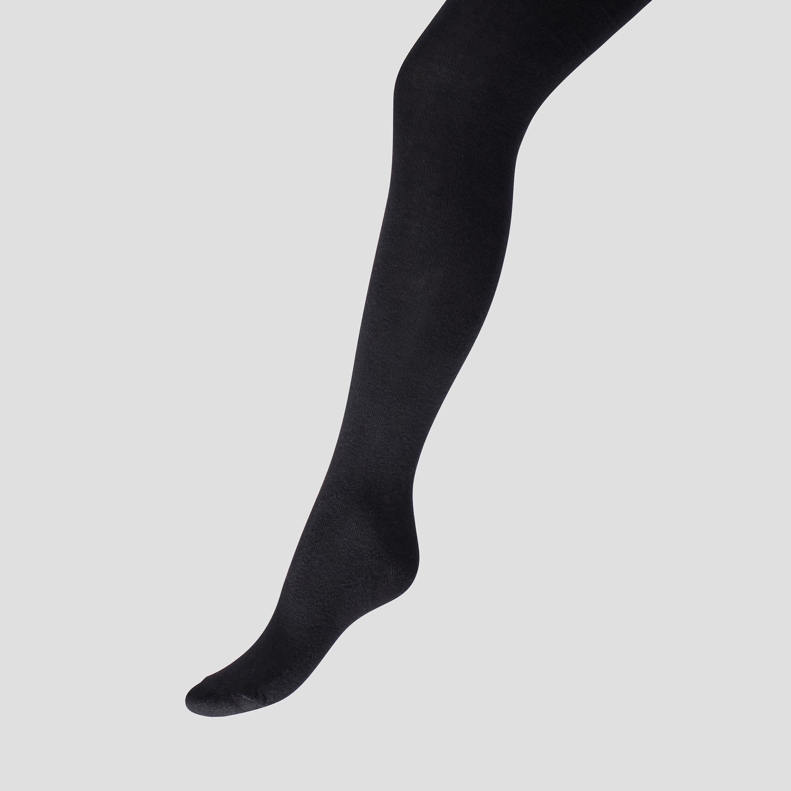 Collant opaque noir fille | La Halle