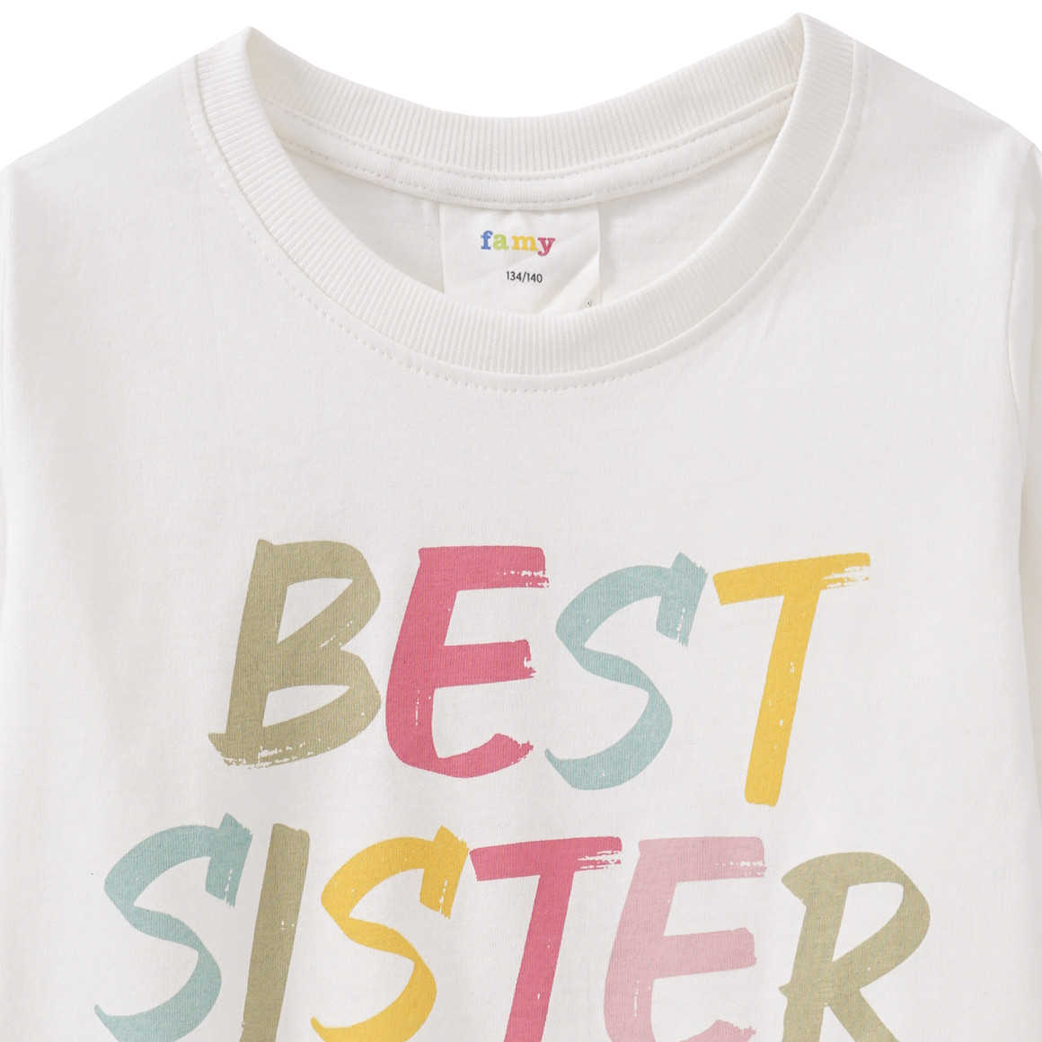 Mädchen Langarmshirt mit Message-Print