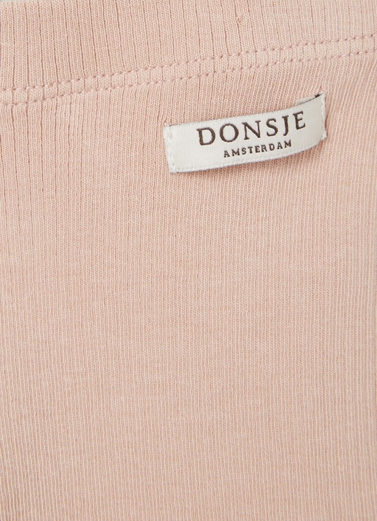 Leggings a coste Affy di Donsje Amsterdam, realizzati in cotone biologico.