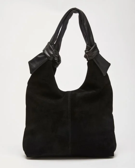 Sac en croûte de cuir aspect suédé