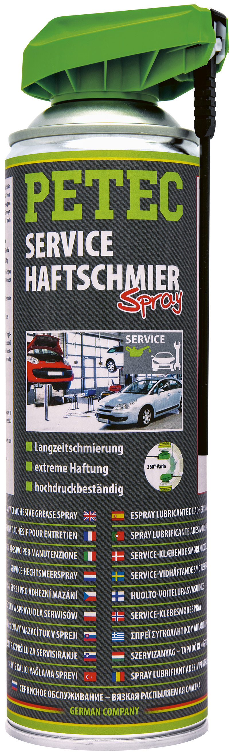 Petec Service-Haftschmierspray transparent, 500 ml - ATU