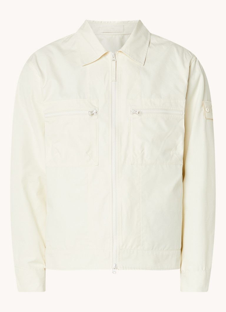 Τζάκετ Stone Island 432F1 με τσέπες στο στήθος και λογότυπο