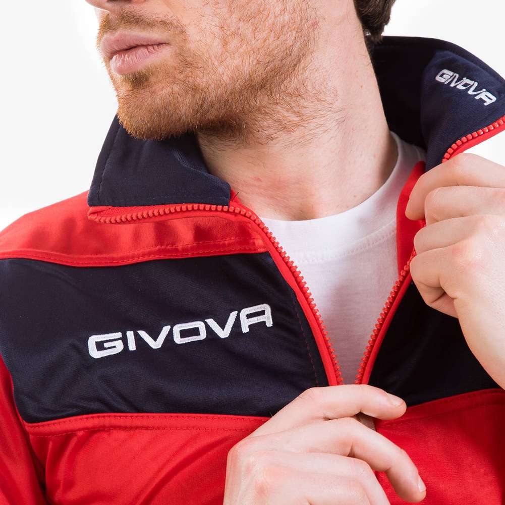 Givova Tuta Visa Trainingsanzug rot/navy