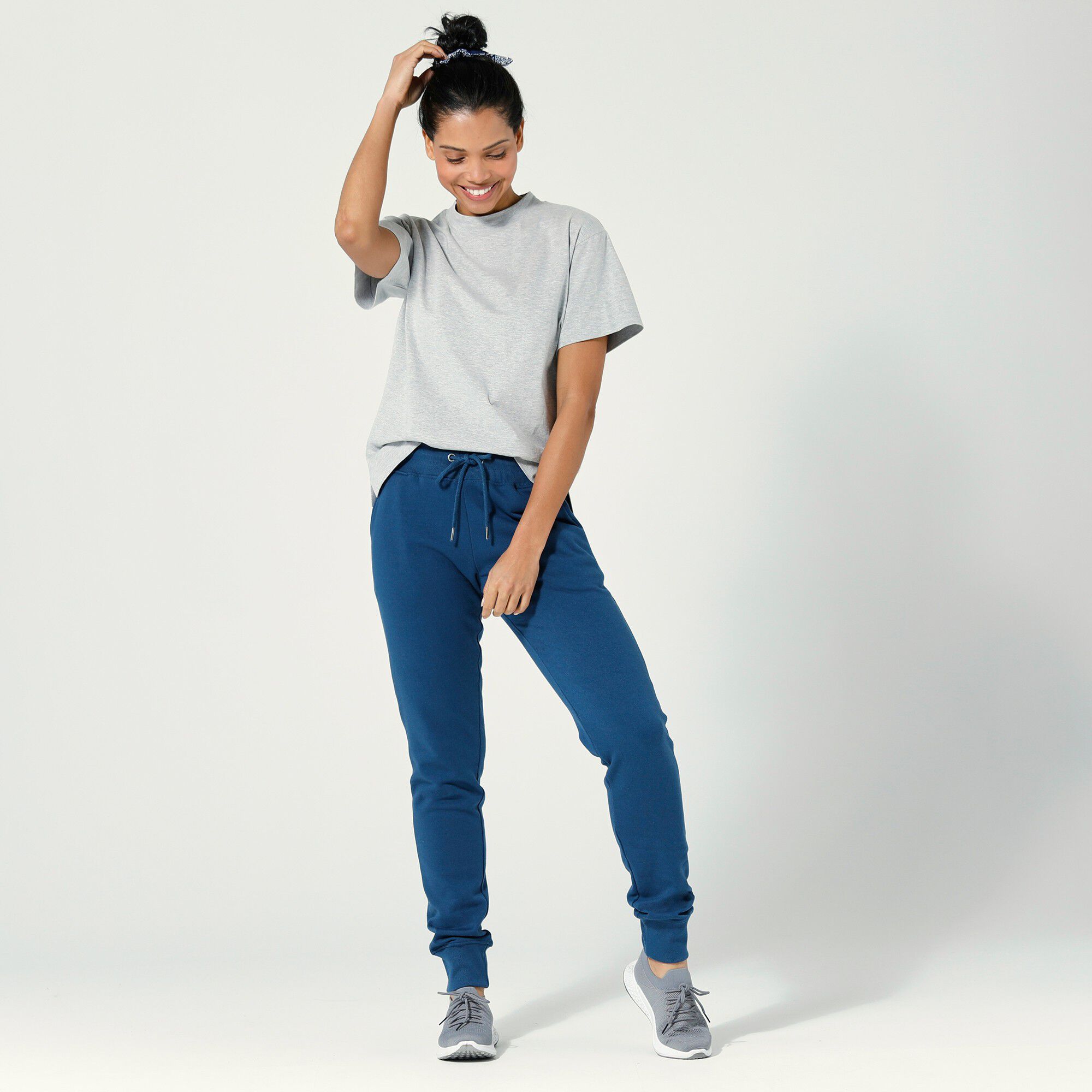 Pantalon jogging en molleton gratté