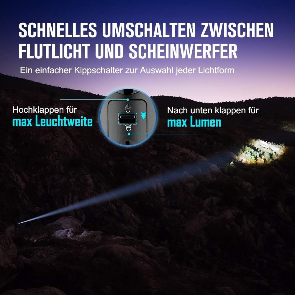 OLIGHT Taschenlampe Olight Marauder 2 Leistungsstarke Taschenlampe