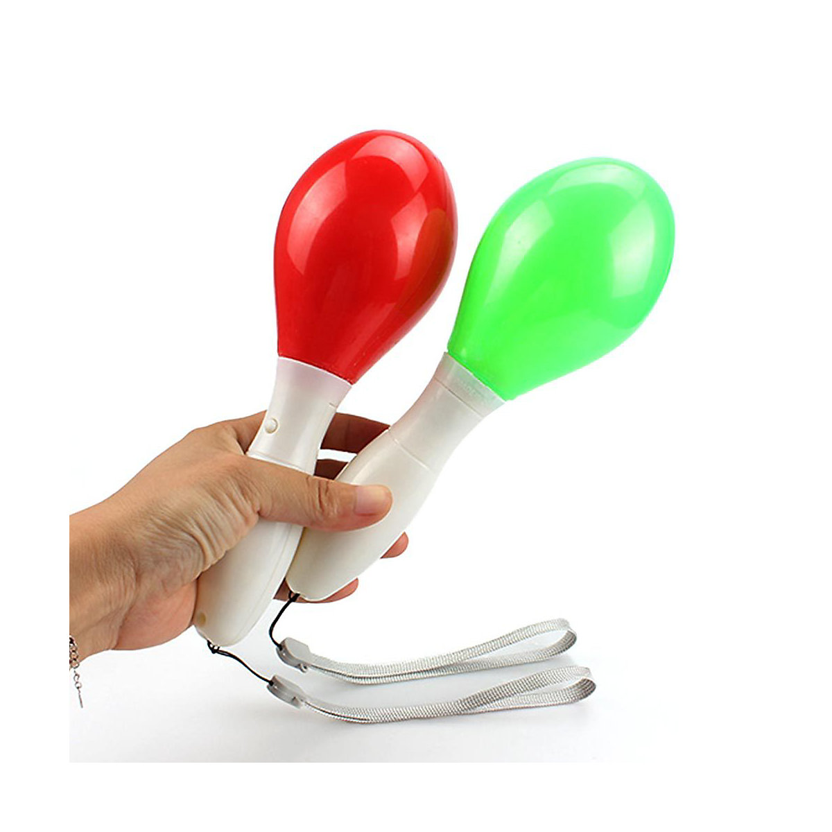 Maracas mit Licht 1 Stück,Farbe Zufällig Mitgebsel für Kinder