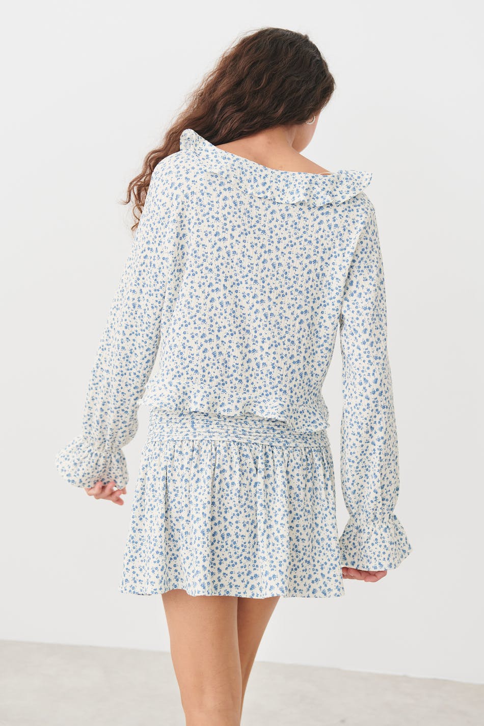 Y floral blouse