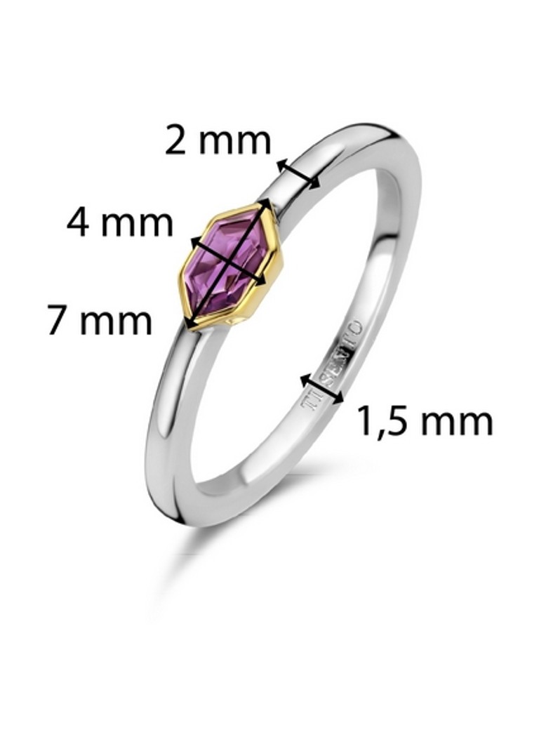 I FEEL YOU - Inel Milano din argint cu cristal 12313PU
