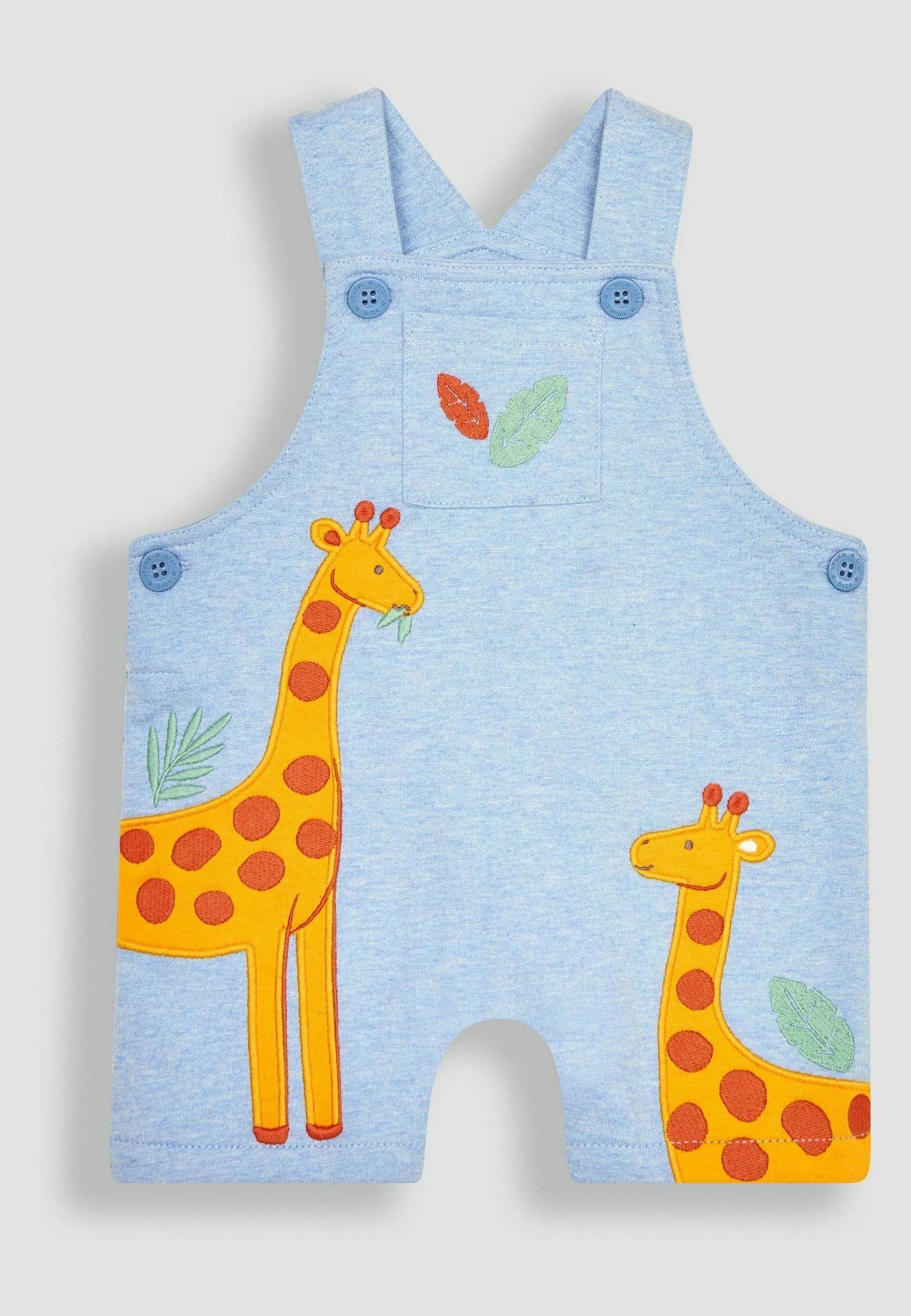 JoJo Maman Bébé CONJUNTO DE 2 PIEZAS CON APLIQUE DE BARCO - AJUSTE REGULAR - Peto