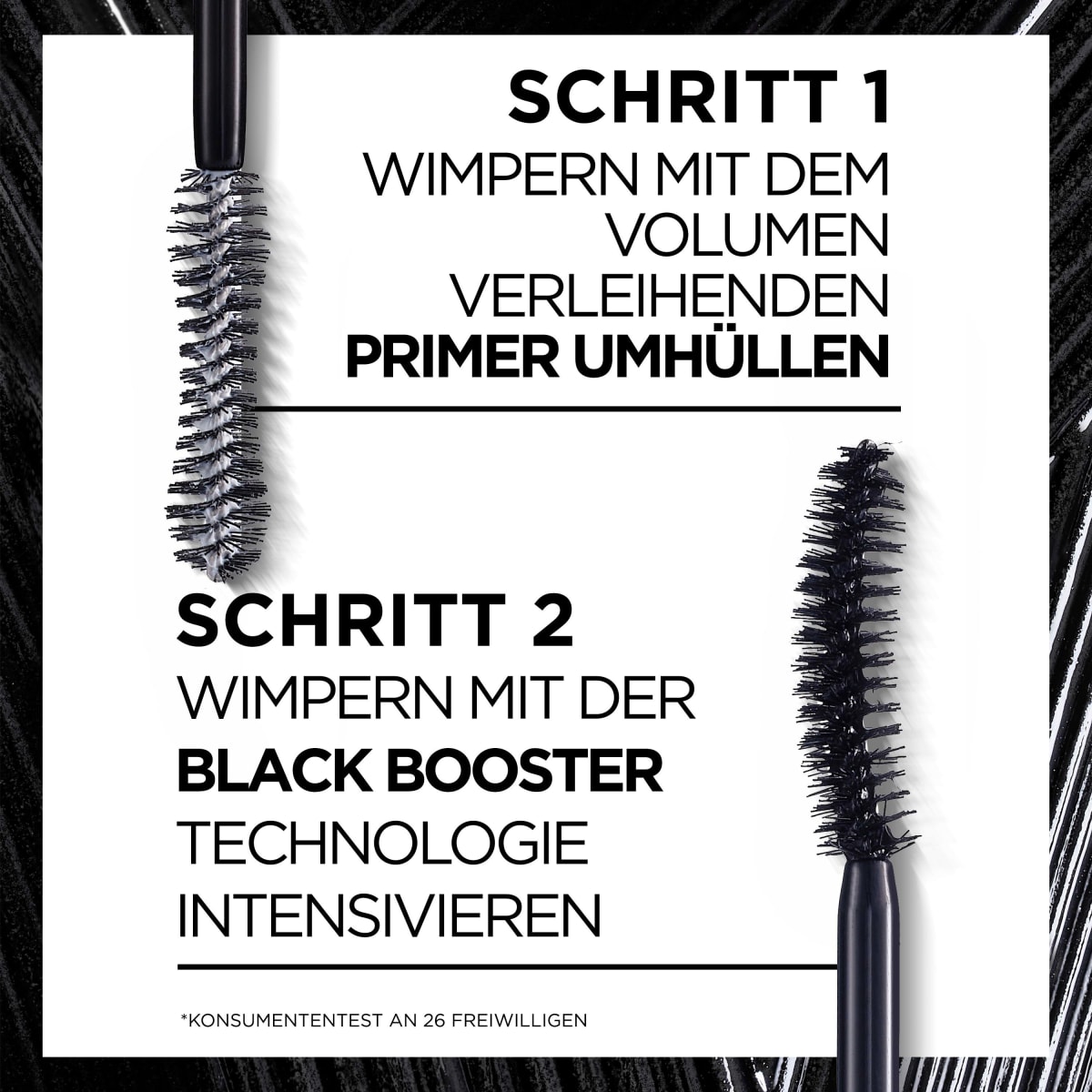 Mascara PRO XXL Volume Schwarz, 12 ml