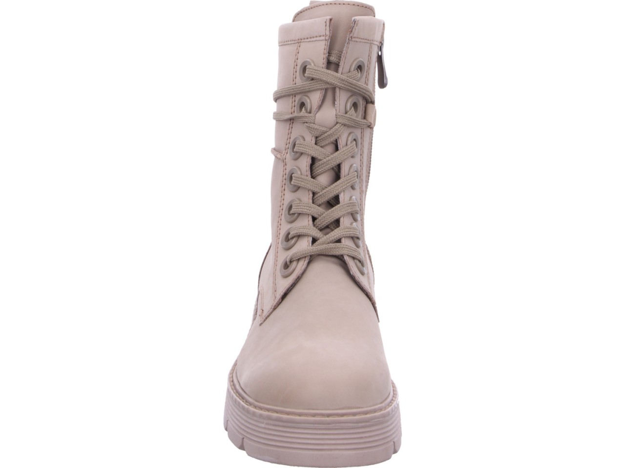 MARCO TOZZI Schnür-Stiefeletten beige