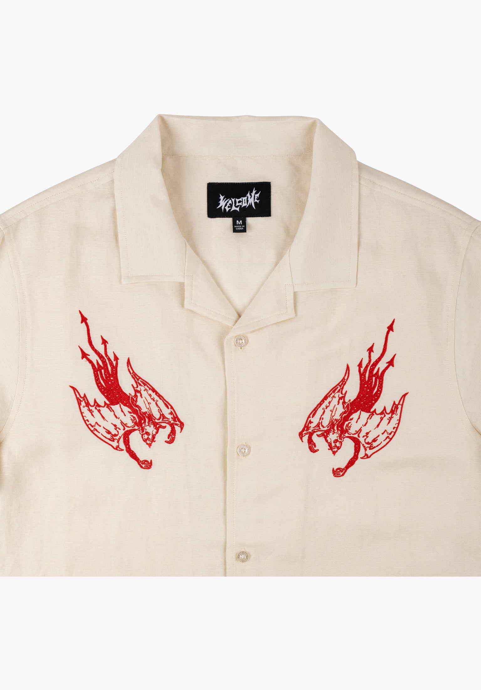 Hellion Embroidered Linen