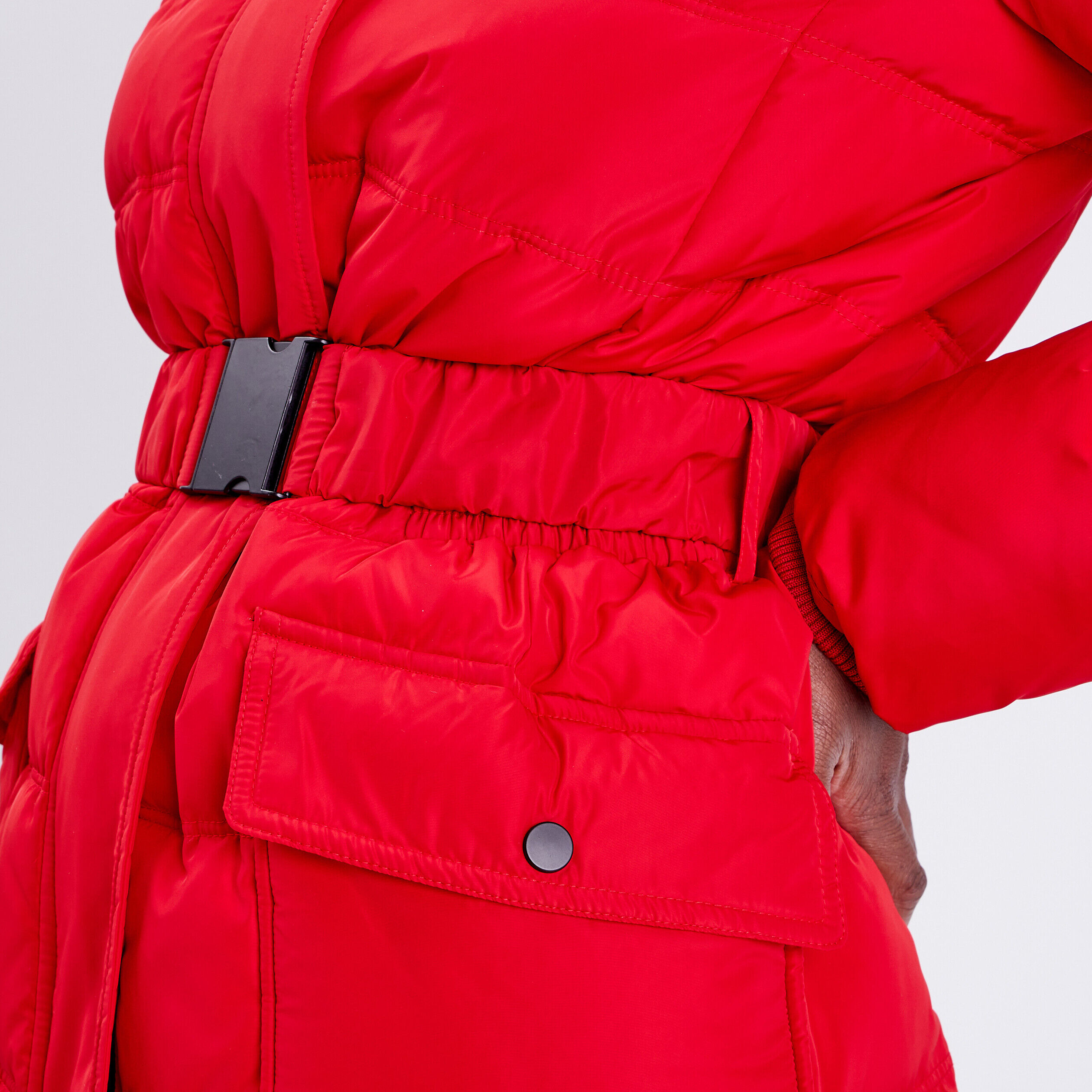 Doudoune cintrée rouge femme | Cache Cache