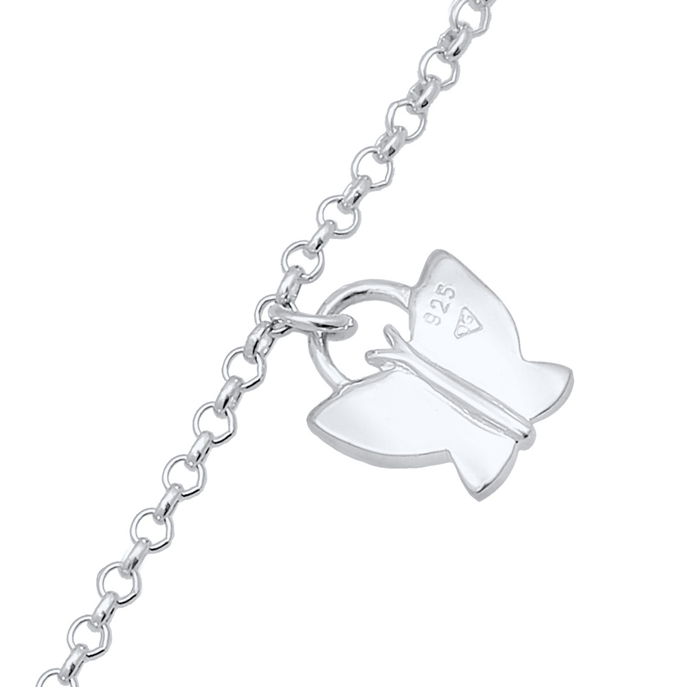 Elli Elli Bracelet Enfants Pendentif Papillon Ludique en argent sterling 925 Bracelet