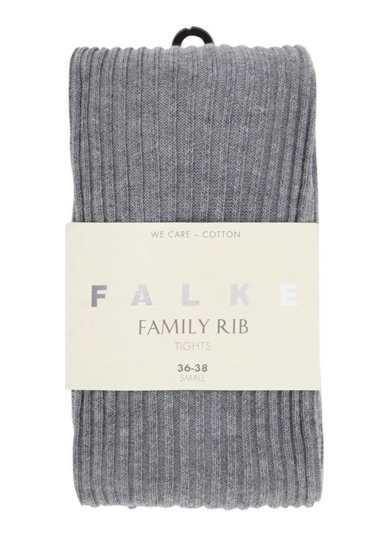 Colanți din bumbac cu nervuri Falke family