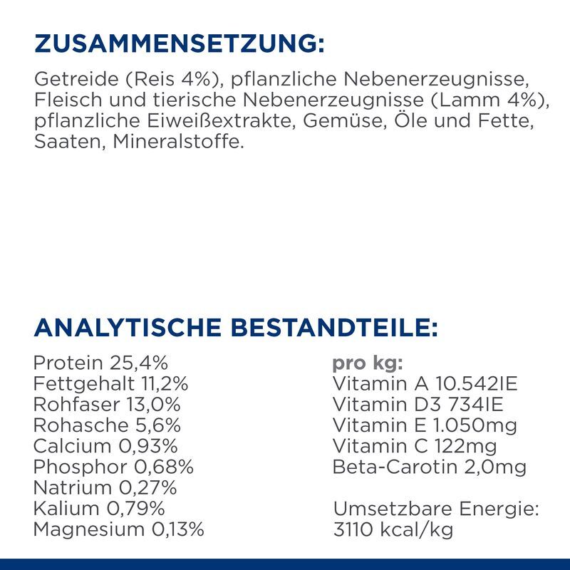 Hill's Übergewicht Hill's Prescription Diet Metabolic Weight Management Lamm 12 kg
