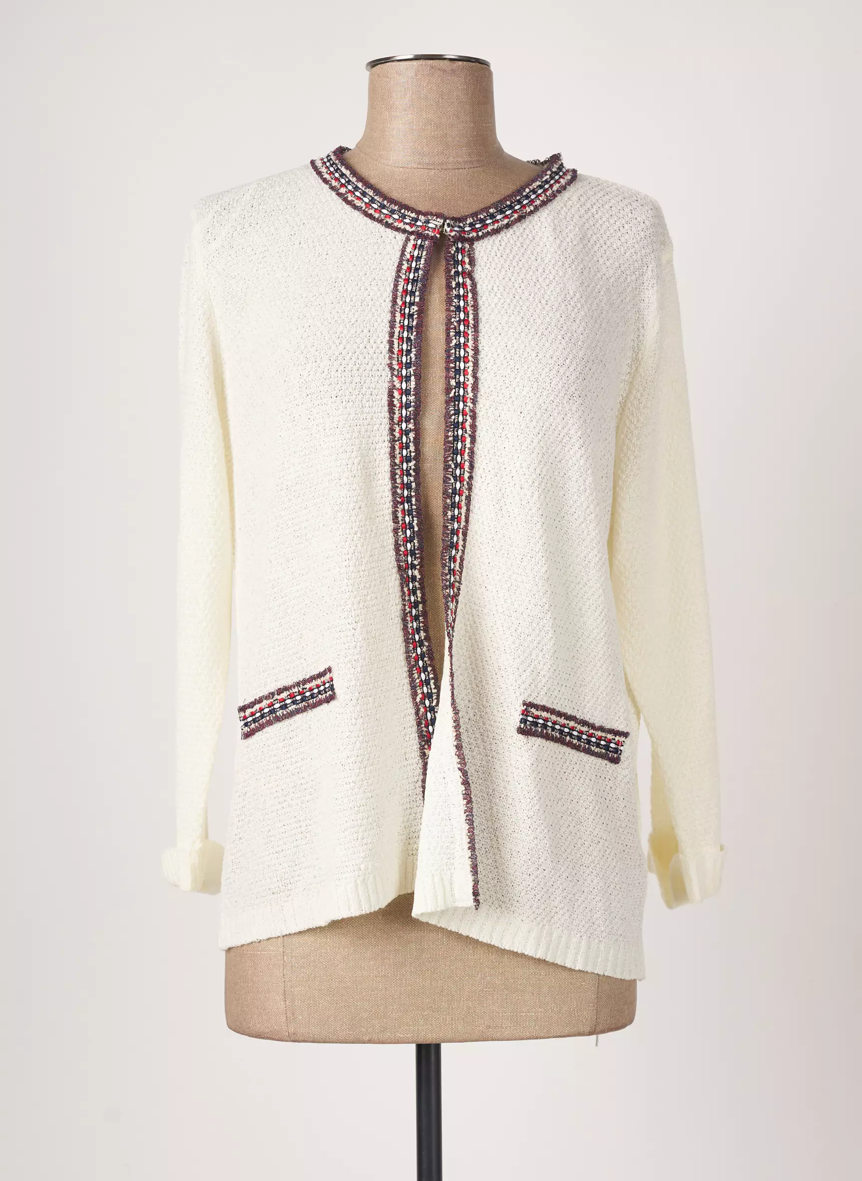 Marina V Cardigans Femme couleur blanc