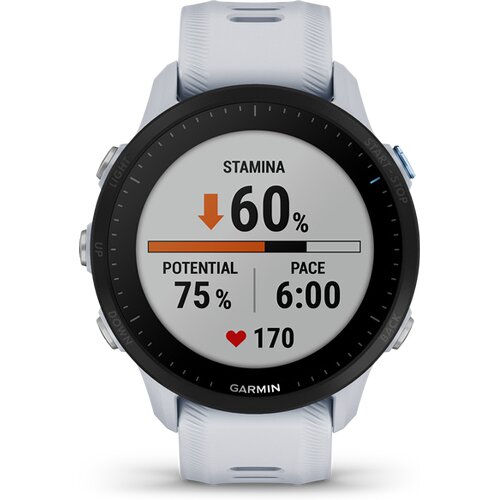 FORERUNNER® 955 WEISS/SCHWARZ MIT SILIKON-WECHSELARMBAND 22 MM