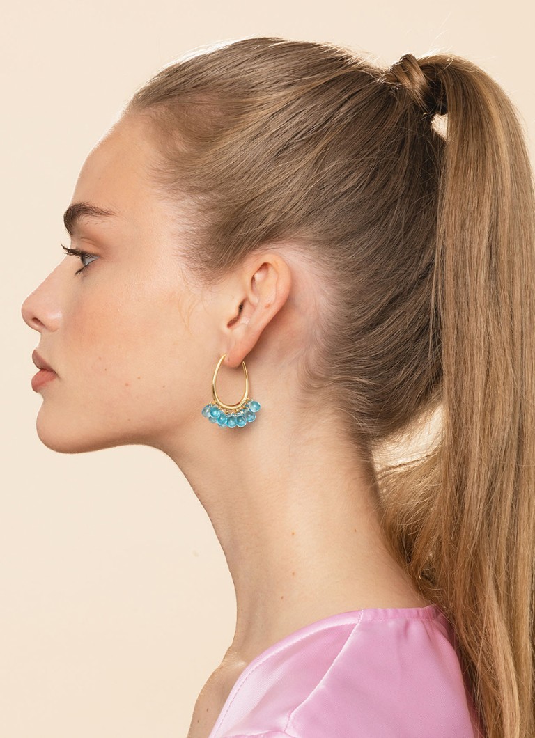 ANNELE Surf's Up gold-plated earrings
