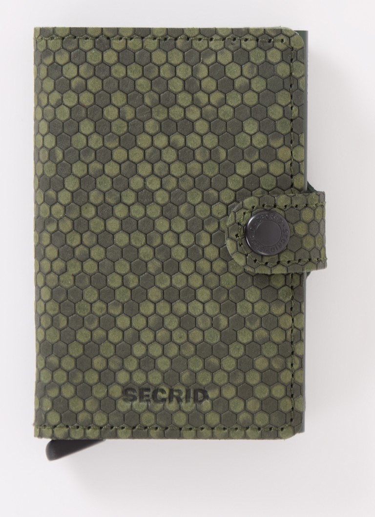 Secrid Hexagon leather card holder