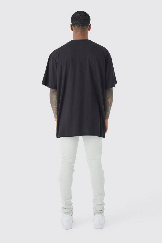 Super Skinny Stretch Jeans mit Rissen