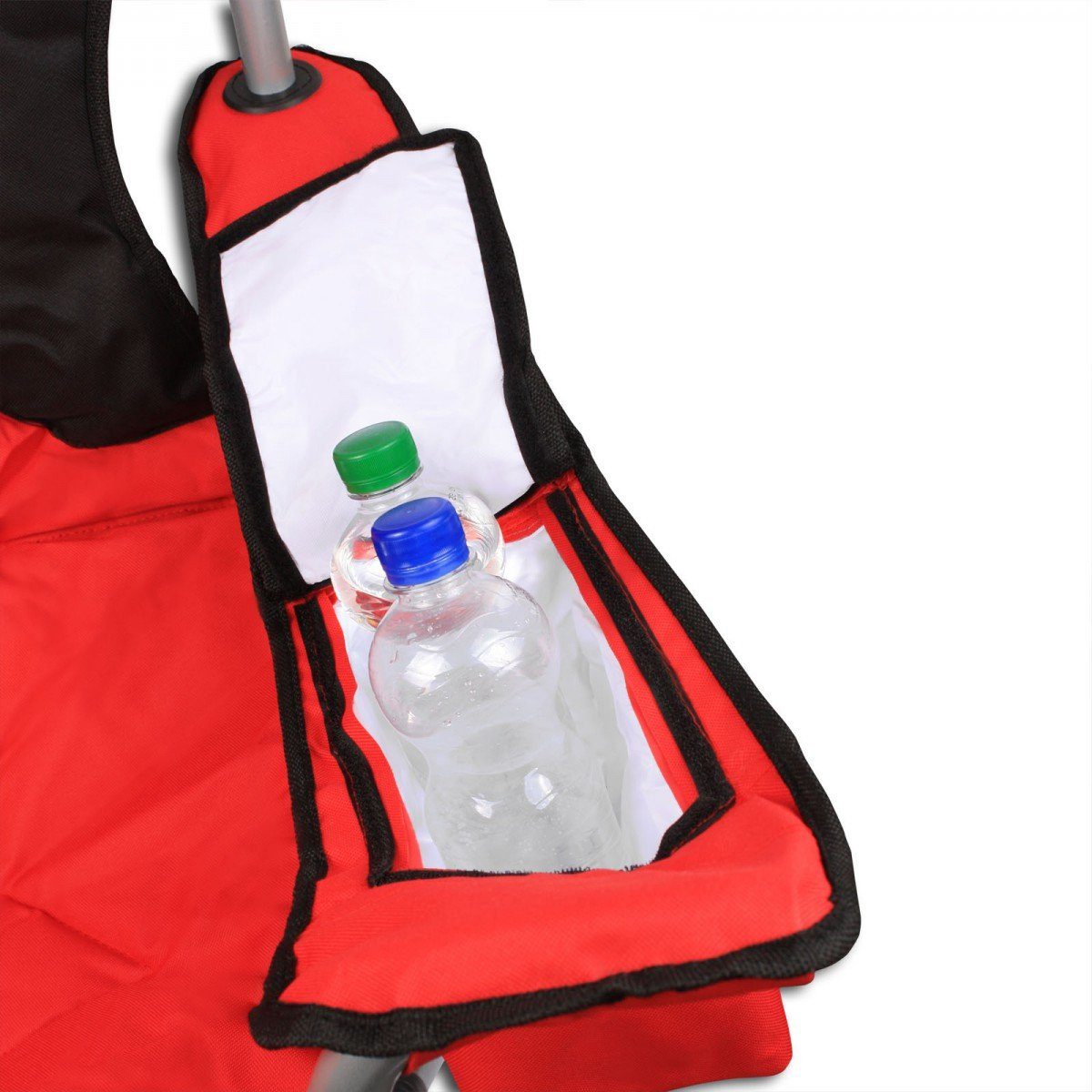bonsport Campingstuhl Campingstuhl XXL mit Flaschenhalter und Kühltasche