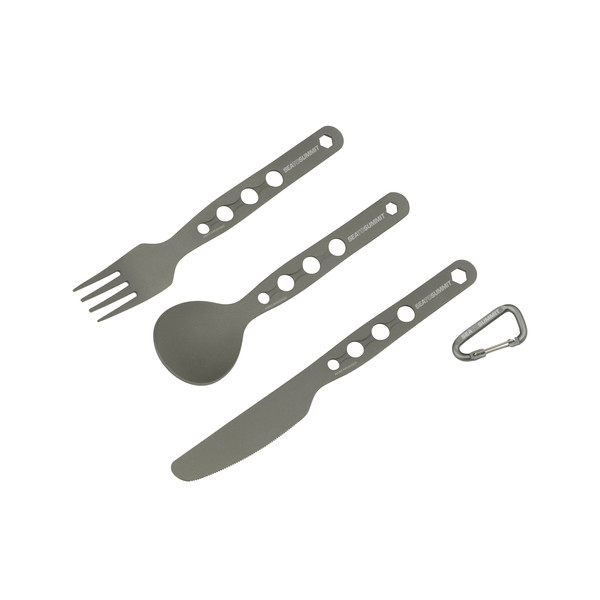ALPHASET 3PC CUTLERY SET - Campinggeschirr