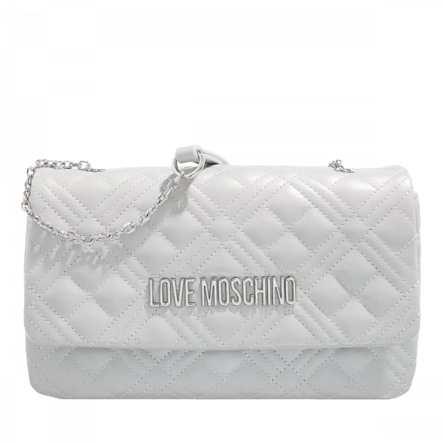 Love Moschino - Love Moschino Shoulder Bags Kunstleder Silver - silber