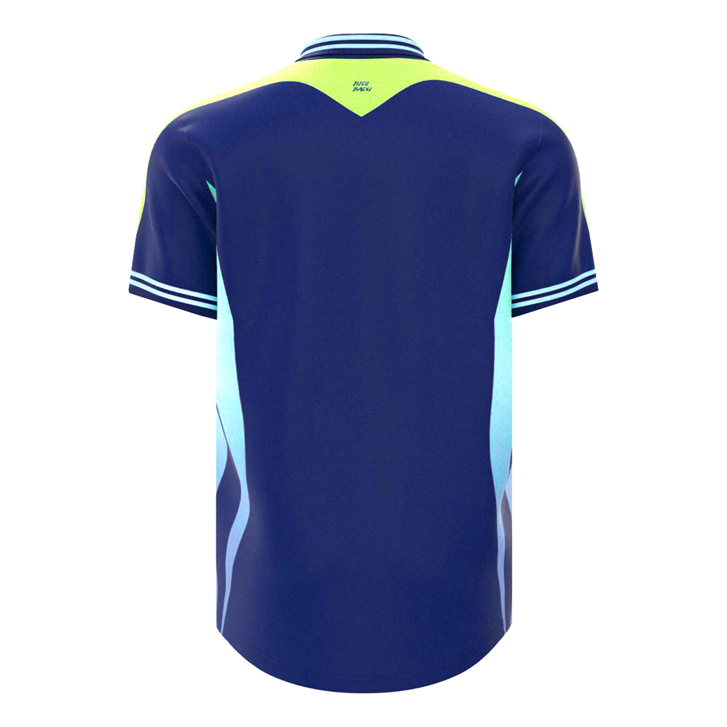 Grafic Illumination Polo Herren - Blau