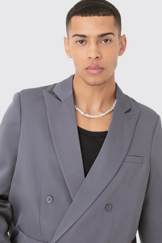 Mix & Match zweireihiger Oversize Blazer