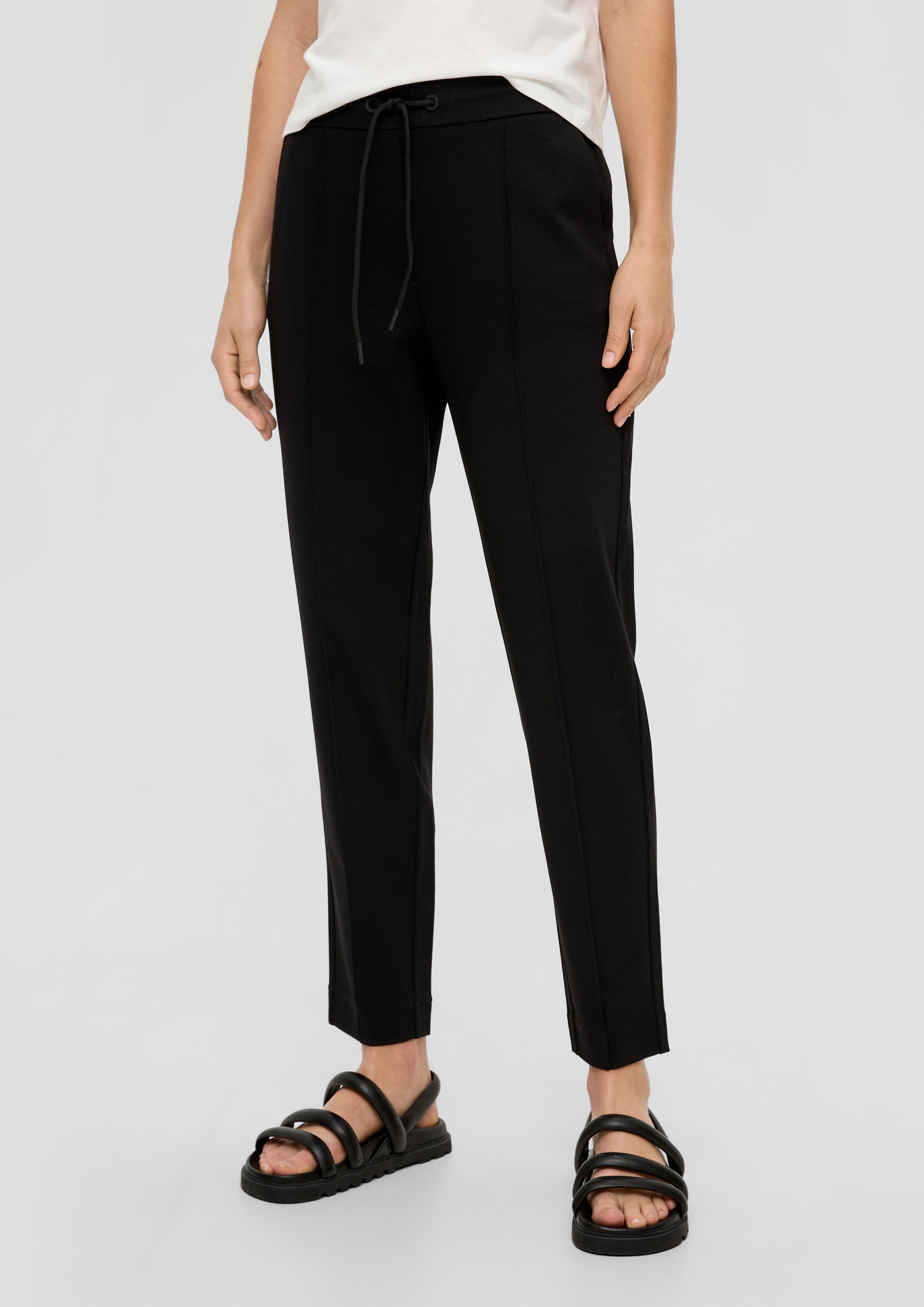 Relaxed: Twill-Joggpant aus Interlock-Jersey  2136567-9999