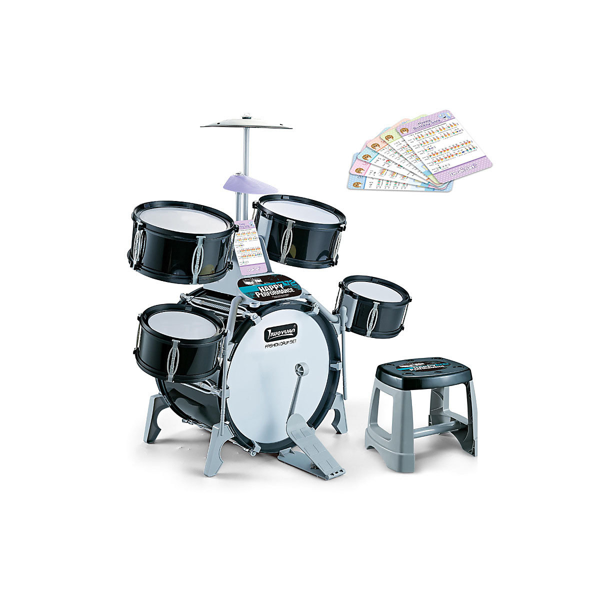 Simulation Jazz-Schlagzeug Kinder-Rahmentrommeln Anfänger-Schlagzeug Spielzeug-Trommeln
