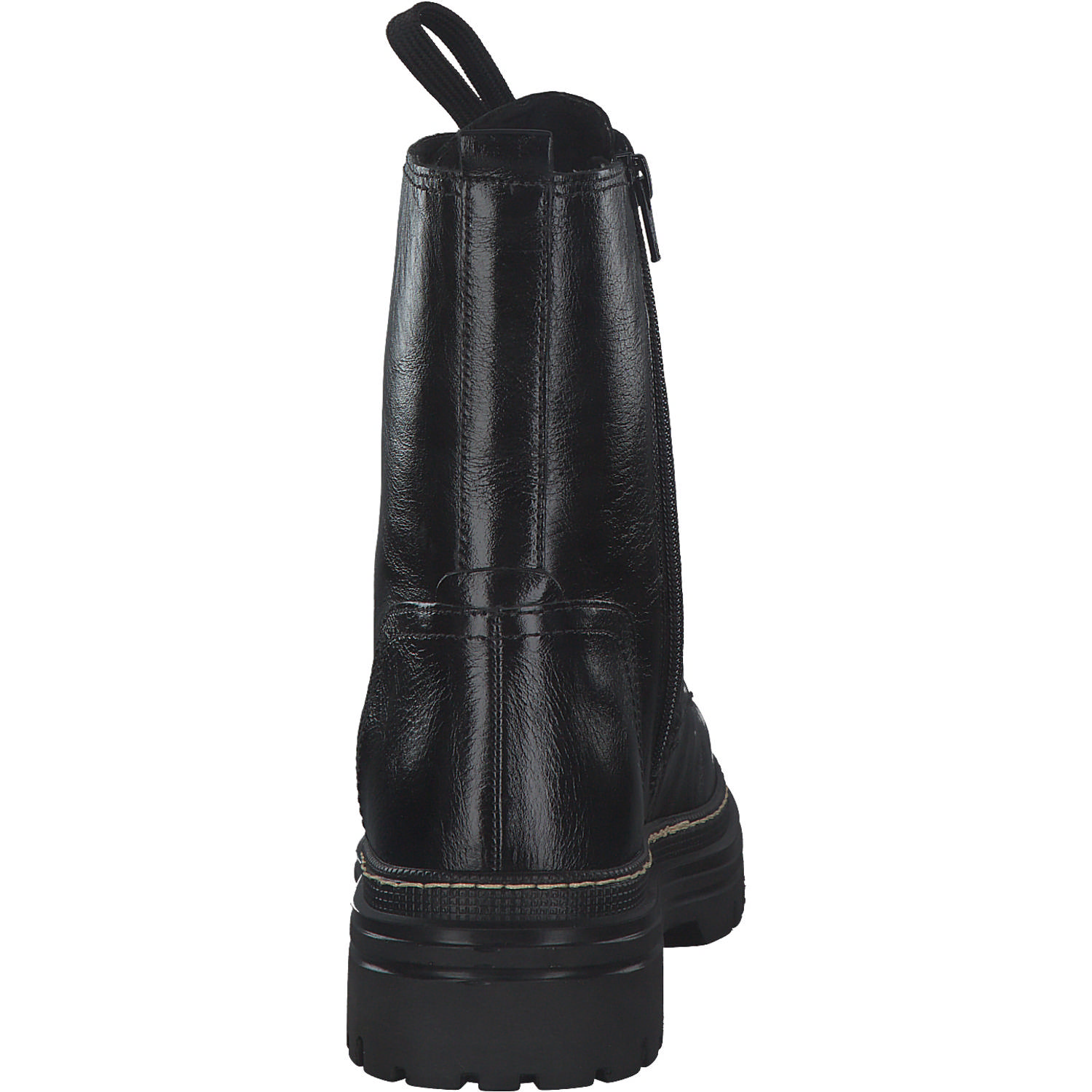 Gabor 71.721, Schnürstiefeletten, Damen, schwarz (gold)