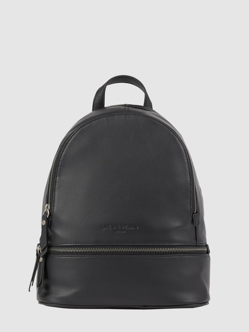 Rucksack aus Leder Modell 'Alita' in schwarz