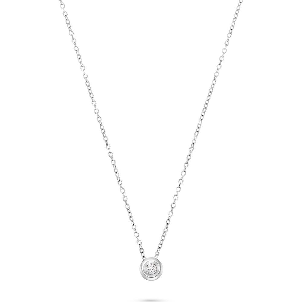 Valeria Chaînette 375 Or blanc collier